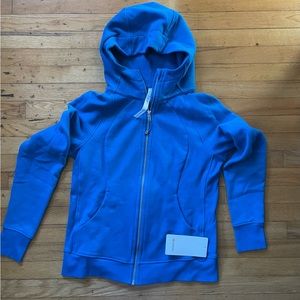 Lululemon NWT Bright Blue Full Zip Hooded sweatshirt